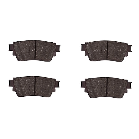 Dynamic Friction Co 5000 Advanced Brake Pads - Ceramic, Long Pad Wear, Rear 1551-2200-00